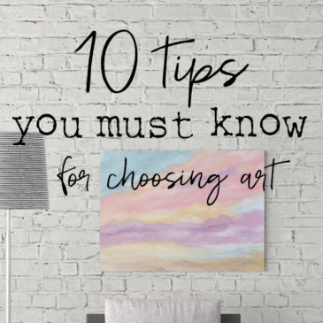 tips choosing art