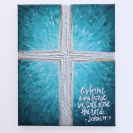 cross custom art decor